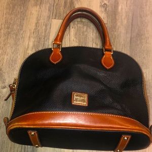 Dooney & Bourke Pebble Leather Zip Zip Satchel